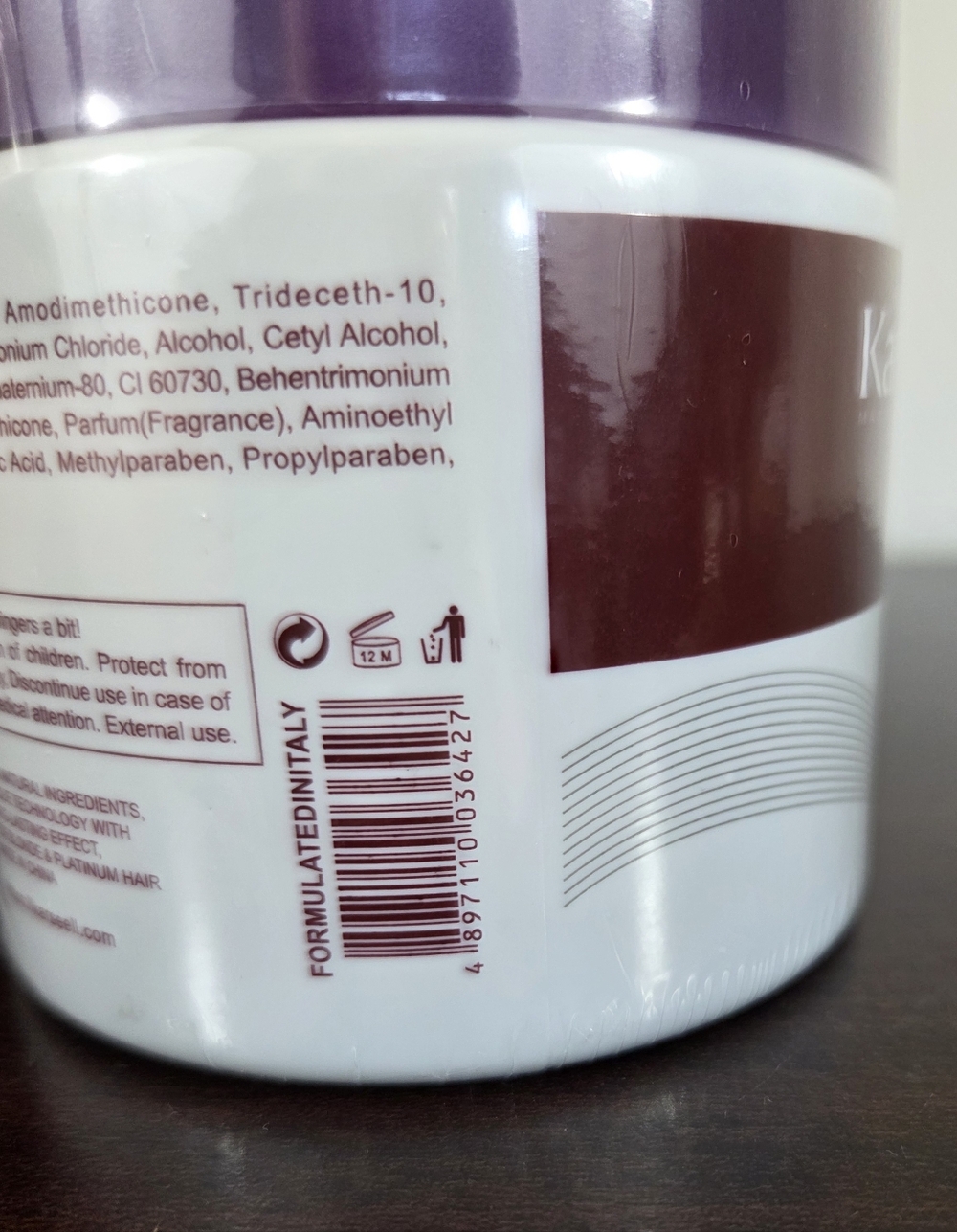 Karseell • PURPLE HAIR MASK Professional Neutralizes Brass & Yellow Tones 500 ML - Picture 7 of 7